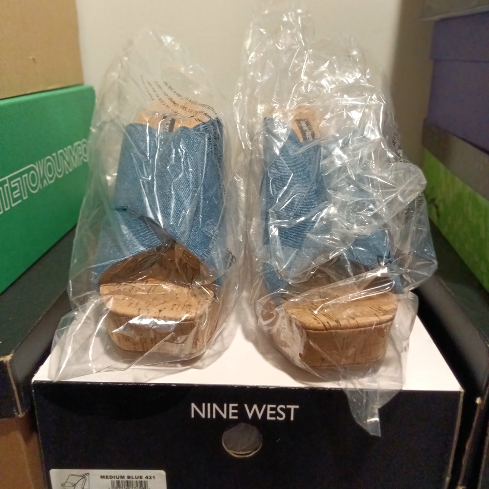 Nine West Blue Sandals